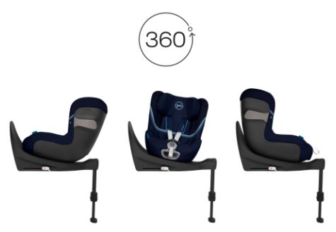 Cybex, Sirona S2 i-Size - fotelik samochodowy z bazą dla dzieci o wzroście od 61 do 105 cm, do 18 kg wagi