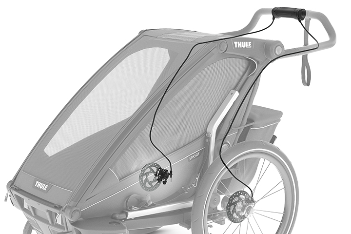 Thule, Chariot Sport 1 - Przyczepka rowerowa dla dziecka z hamulcem ręcznym