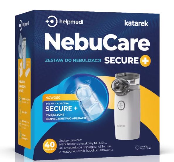 Helpmedi Zestaw do nebulizacji NebuCare Secure+