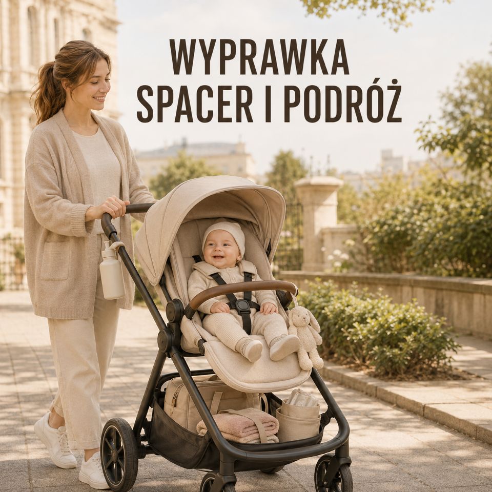 Wyprawka na spacer i podróż z niemowlakiem w wózku